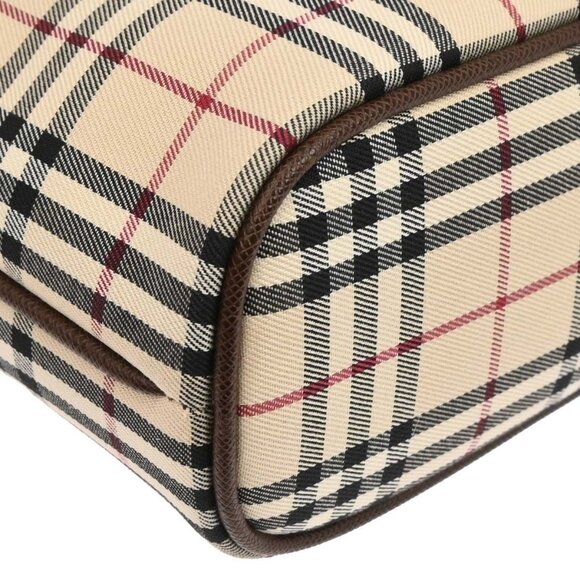 Burberry Beige Brown Burberry Check Tote Handbag - Picture 9 of 11